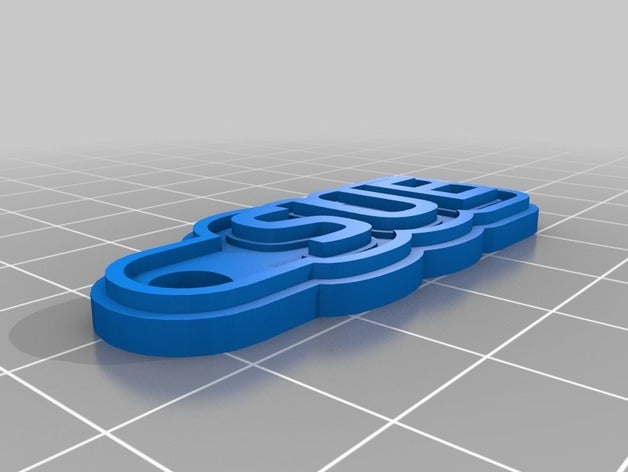 demandar a mi personalizados multilínea tag llavero llaveros personalizado 3D print model - Mito3D