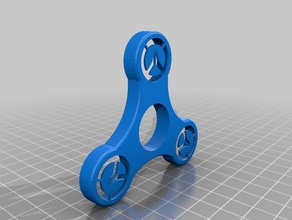 fidget spinner overwatch logo giocattoli meccanici fidget-giocattolo agitarsi fidgetspinner mano giocattolo 3d print model - Mito3D