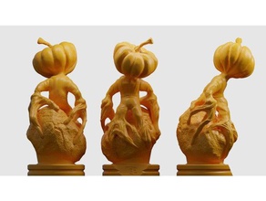 pumpking heykeller ab bora blender est tua Cadılar Bayramı polyjet kabak resinprinter satue heykel sla 3d print model - Mito3D