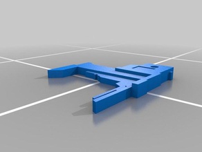 llavero montacargas para Schlüsselanhänger 3d print model - Mito3D