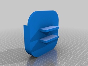 apple tv shelf organization 3d print model - Mito3D