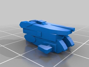 asc veritech hover tank spartas - low-res 3d printing
