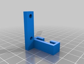 prusa steel y-axis stop 3d printer parts end-stop steel-y-endstop 3d print model - Mito3D
