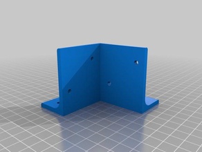 Lack Tisch leg bracket - remix 3d print model - Mito3D