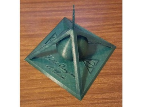 deathly hallows - parametric 3d anet a8 harry potter movie 3d print model - Mito3D
