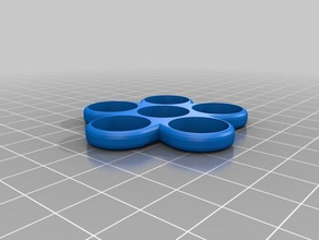 my customized parametric spinner fidget toy soft edges 625 bearing mechanical toys 3d print model - Mito3D
