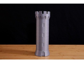 chess rook--alternate design 3d printing rook 3d print model - Mito3D