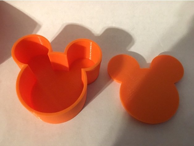 mickey box containers mickeymouse mouse 3D print model - Mito3D