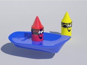 karyola özelleştirilebilir crayon tekne 3d baskı kuru boya kalemleri 3d print model - Mito3D