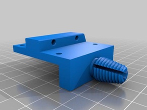 foldarap hotend holder integrated fitting 3d printer parts bowden ptfe 3d print model - Mito3D