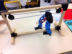 bipede robot engineering biped college espacetechno technologie 3d print model - Mito3D