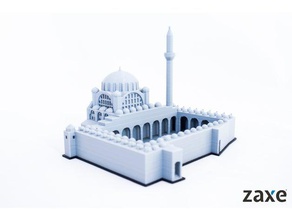 mihrimah camii, moschea istanbul scansioni & repliche 3d yaz c cami camii l'islam islamica provincia di la turchia turki voi t rkiye zaxe 3d print model - Mito3D