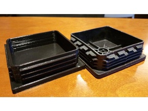 80x80mm tabella di plastica ai piedi parti ricambio 3d print model - Mito3D