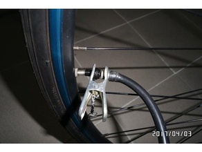 bisiklet hava enjektör adaptörü dunlop presta spor ve açık 3d print model - Mito3D