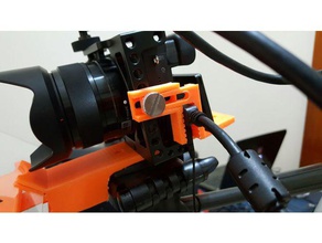 hdmi lock mic do grampo cabo gaiola sony a6300 a6000 a6500 a7 a7s a7r câmera 3d print model - Mito3D