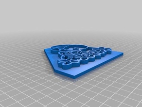 easter toast stamp 3d printing 3d print model - Mito3D