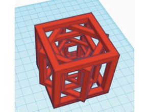 cube math art 3d print model - Mito3D