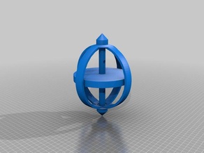 Gyroskop Spielzeug & game Zubehör 3d print model - Mito3D