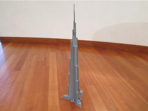 burj khalifa bâtiments et structures 3d print model - Mito3D