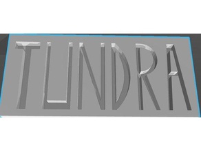 tundra tabela 3d baskı 3d print model - Mito3D