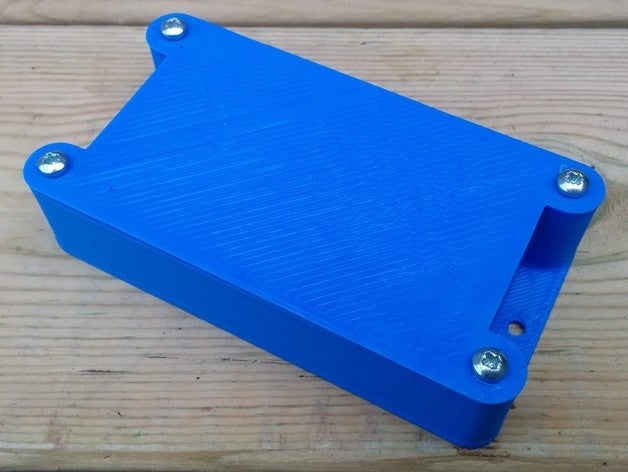 projeto de caixa 102mm x 54mm 23mm eletrônica arduino 3D print model - Mito3D