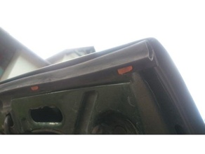 golf mk2 bonnet sealing clip automotive rabbit seal 3d print model - Mito3D