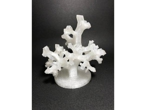3-dimensions de pythagore arbre art 3d fractale fractal générative 3d print model - Mito3D