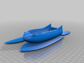 boat attempt 3d printing 3d print model - Mito3D