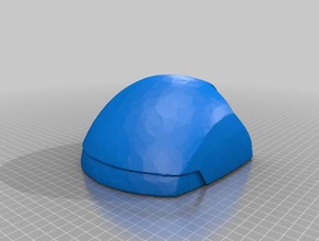 hollowed out helmet top costume 3d print model - Mito3D