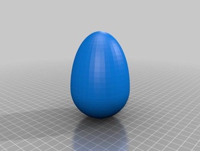 oeuf de pâques en creux, vous pouvez cacher quelque chose œuf l'oeuf 3d print model - Mito3D