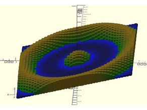 simple 3d hexágono paisaje herramientas del arte 3d print model - Mito3D