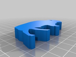 bison 2 button 3d printing 3d print model - Mito3D