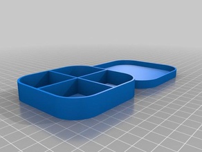 my customized simple fully box 3 tool holders & boxes 3d print model - Mito3D