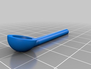 02 thicker measuring spoon kitchen & dining customized 3d print model - Mito3D