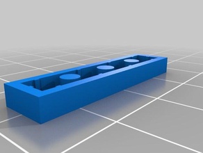 lego tuile 1x4 jouets de construction personnalisé 3d print model - Mito3D