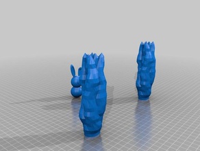 juguete conejo La impresión en 3d 3d print model - Mito3D