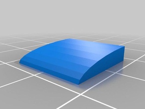 lego courbe de 2x2 jouets construction personnalisé 3d print model - Mito3D