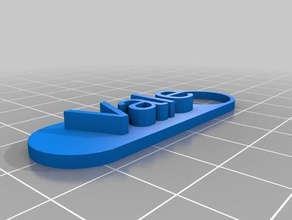 vale llaveros personalizado 3d print model - Mito3D