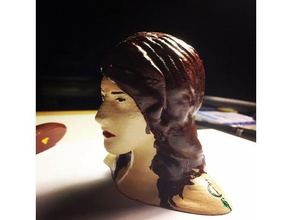 kadın yüzü heykeller büstü yüz zbrush 3d print model - Mito3D