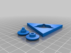 triforce fidget spinner de la leyenda zelda juguetes mecánicos 3d print model - Mito3D