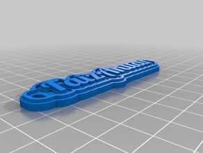 faiz Schlüsselanhänger kundengebundene 3d print model - Mito3D
