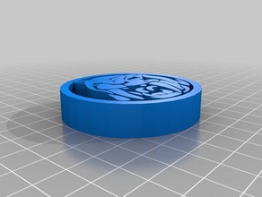 tiger power coin 3d printing 3d print model - Mito3D