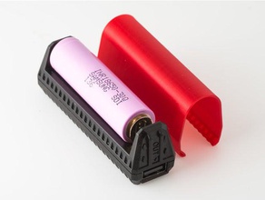 carregador de bateria tampa eletrônica 18650 a nitecore banco do poder 3d print model - Mito3D