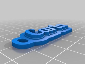 carla chaveiros personalizado 3d print model - Mito3D