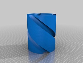 meine angepasste twist Flasche o interaktive Kunst kundengebundene 3d print model - Mito3D