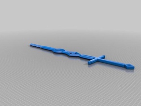 Diamant-Schwert 3d-drucken 3d print model - Mito3D