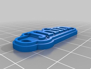 jhin Anahtarlık özelleştirilmiş 3d print model - Mito3D
