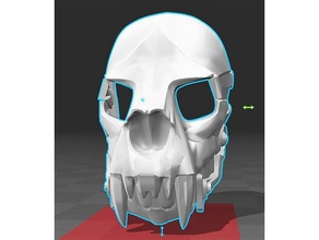 guardian mask survarium 3d printing cosplay prop skull 3d print model - Mito3D