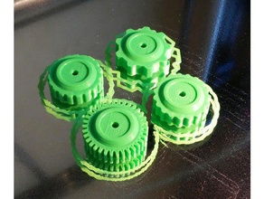 bedlevel knob 3d printer parts 3d print model - Mito3D