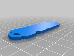 ford - base llaveros personalizado 3d print model - Mito3D